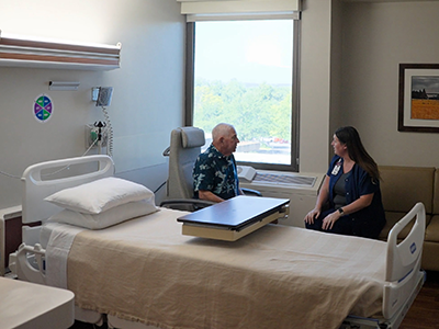 Don at the hospital